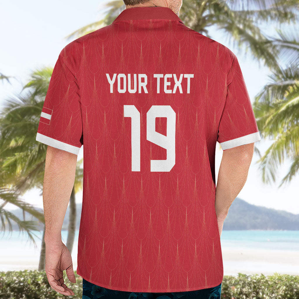 Custom World Football 2026 Austria Hawaiian Shirt Austrian Eagles Red Glory