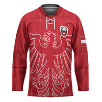 Custom World Football 2026 Austria Hockey Jersey Austrian Eagles Red Glory