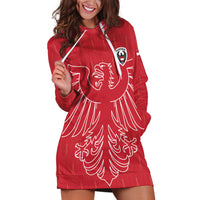 Custom World Football 2026 Austria Hoodie Dress Austrian Eagles Red Glory