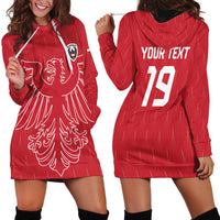 Custom World Football 2026 Austria Hoodie Dress Austrian Eagles Red Glory