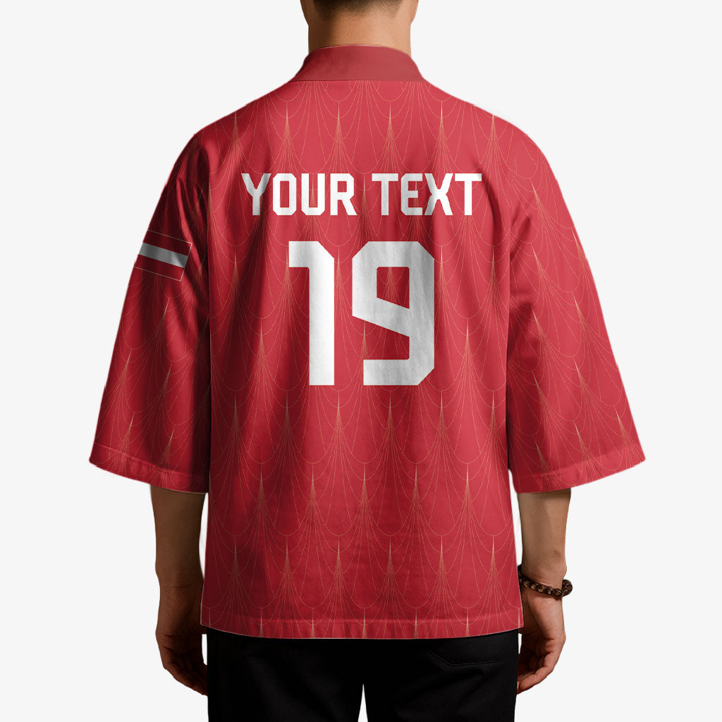 Custom World Football 2026 Austria Kimono Austrian Eagles Red Glory