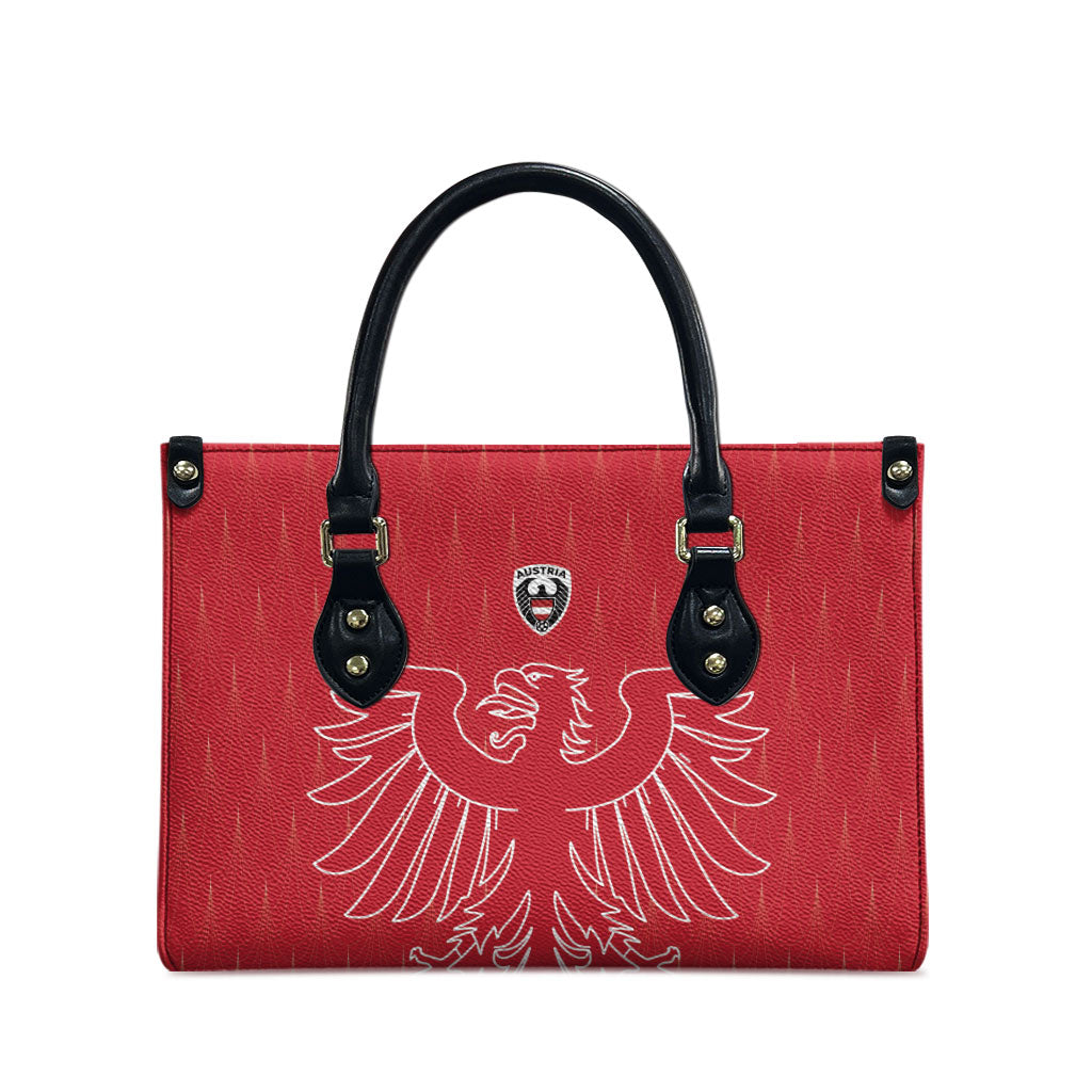 World Football 2026 Austria Leather Bag Austrian Eagles Red Glory