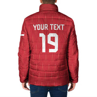 Custom World Football 2026 Austria Padded Jacket Austrian Eagles Red Glory