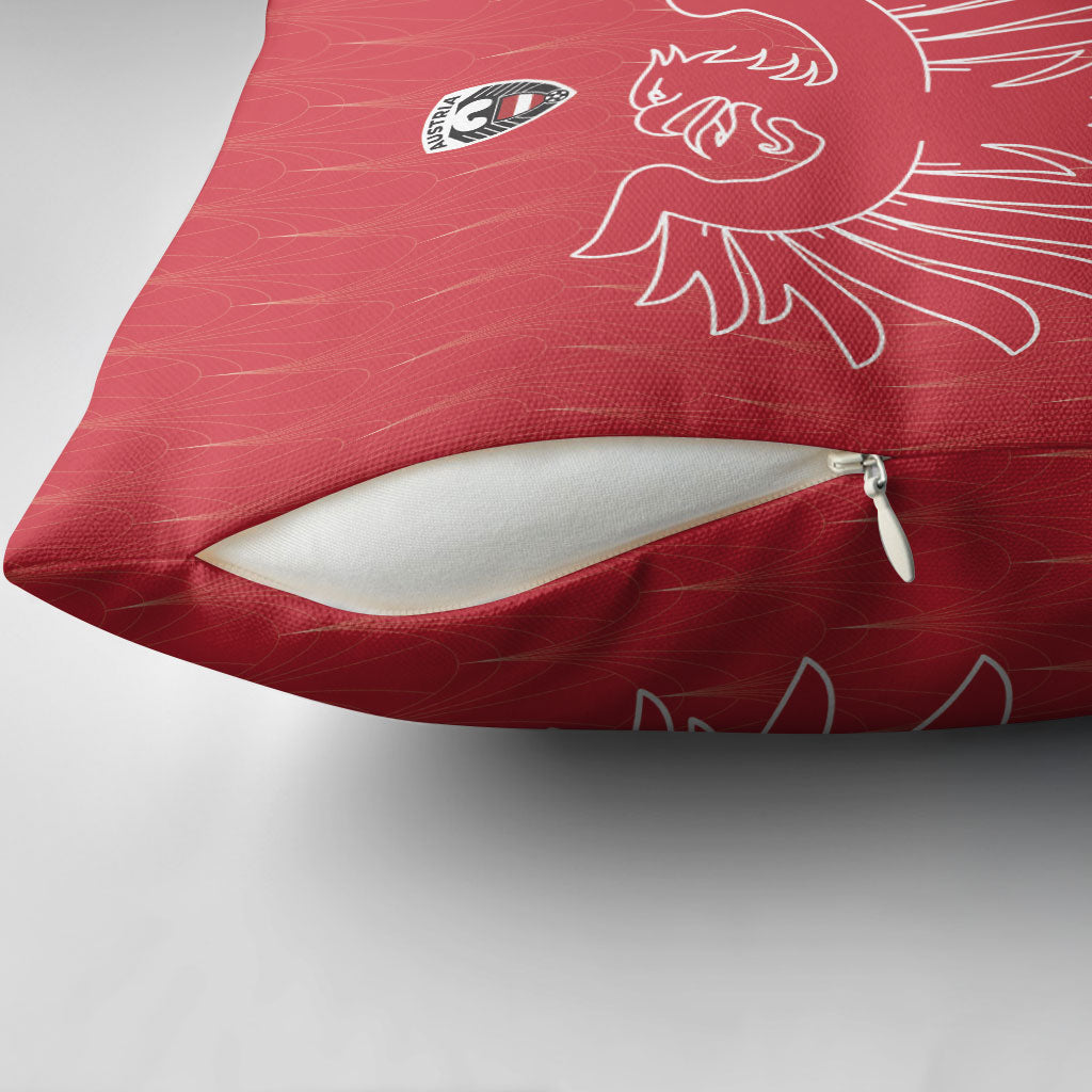 World Football 2026 Austria Pillow Cover Austrian Eagles Red Glory