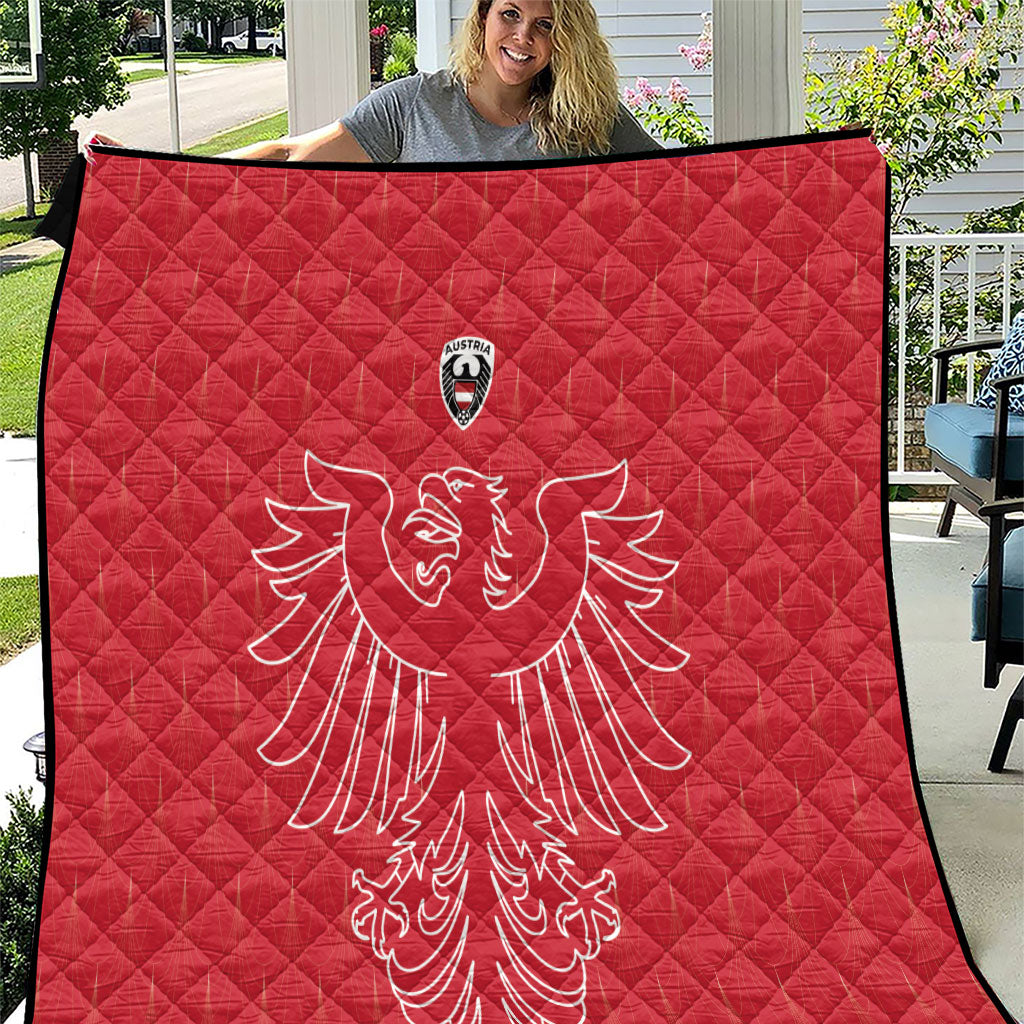 World Football 2026 Austria Quilt Austrian Eagles Red Glory