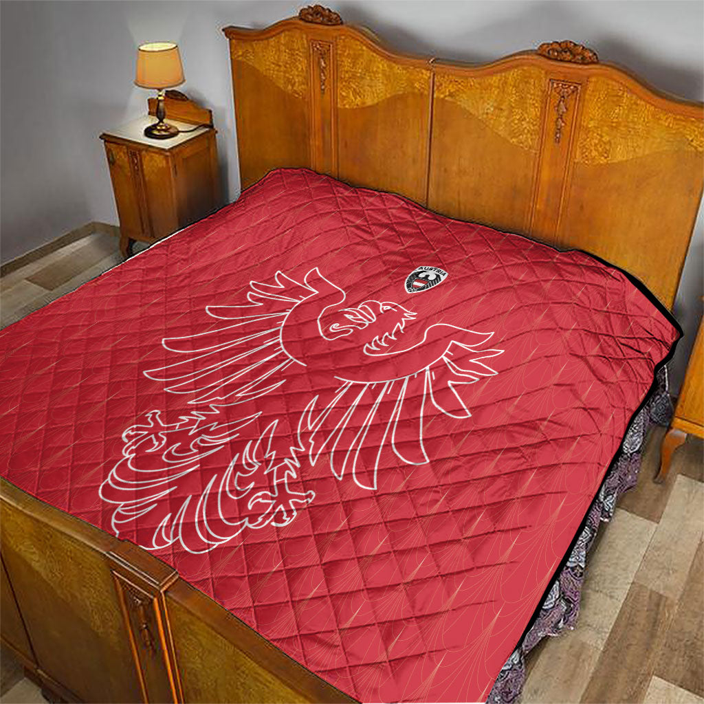 World Football 2026 Austria Quilt Austrian Eagles Red Glory