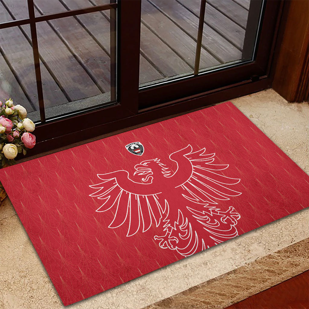 World Football 2026 Austria Rubber Doormat Austrian Eagles Red Glory
