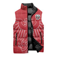 Custom World Football 2026 Austria Sleeveless Puffer Jacket Austrian Eagles Red Glory