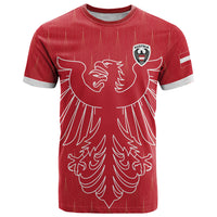 Custom World Football 2026 Austria T Shirt Austrian Eagles Red Glory