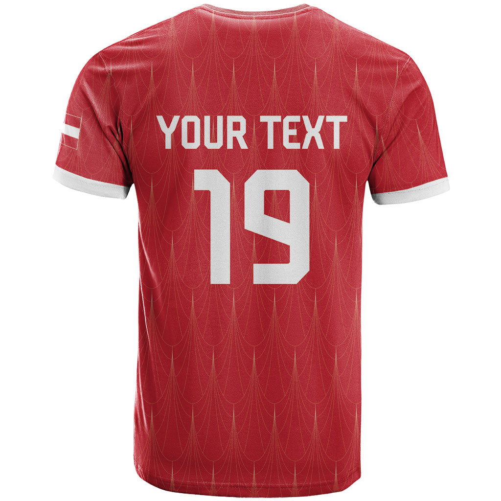 Custom World Football 2026 Austria T Shirt Austrian Eagles Red Glory