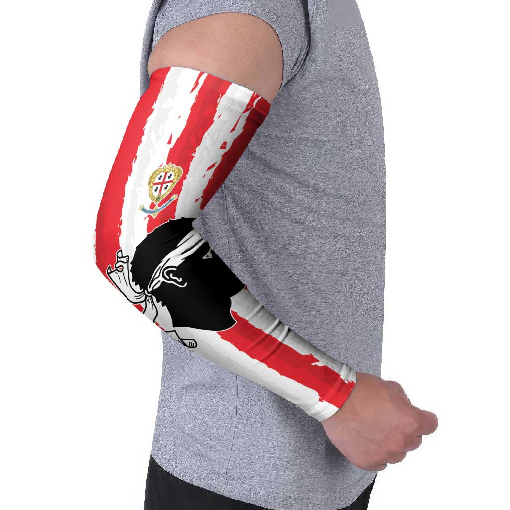 Italy Sardinia Arm Sleeves Moor's Head With Coat Of Arms - Wonder Print Shop
