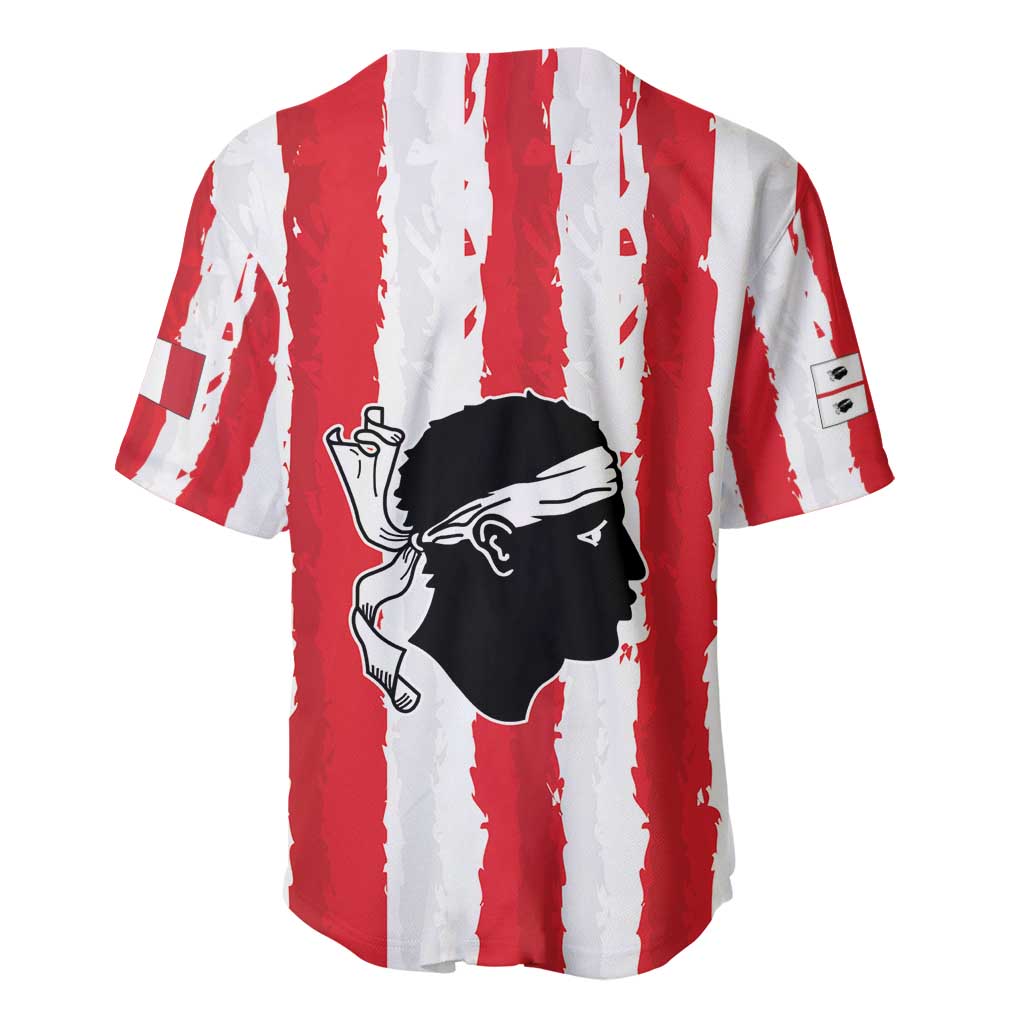 Italy Sardinia Baseball Jersey Moor's Head With Coat Of Arms LT19