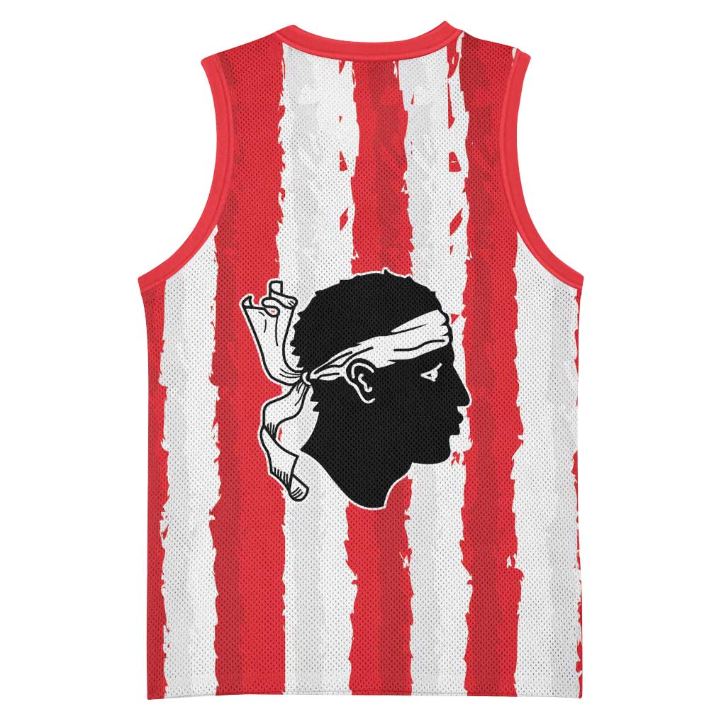 Italy Sardinia Basketball Jersey Moor's Head With Coat Of Arms - Wonder Print Shop