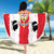 Italy Sardinia Beach Blanket Moor's Head With Coat Of Arms - Wonder Print Shop