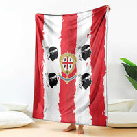 Italy Sardinia Blanket Moor's Head With Coat Of Arms - Wonder Print Shop