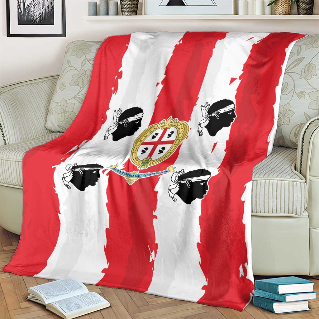 Italy Sardinia Blanket Moor's Head With Coat Of Arms - Wonder Print Shop