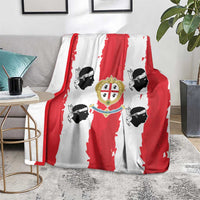 Italy Sardinia Blanket Moor's Head With Coat Of Arms - Wonder Print Shop