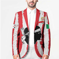 Italy Sardinia Blazer Moor's Head With Coat Of Arms - Wonder Print Shop