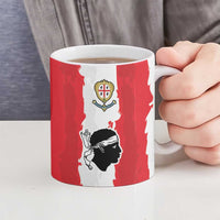 Italy Sardinia Ceramic Mug Moor's Head With Coat Of Arms - Wonder Print Shop