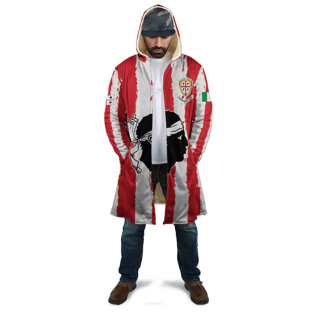 Italy Sardinia Cloak Moor's Head With Coat Of Arms - Wonder Print Shop