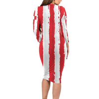 Italy Sardinia Family Matching Long Sleeve Bodycon Dress and Hawaiian Shirt Moor's Head With Coat Of Arms LT19