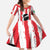 Italy Sardinia Family Matching Off The Shoulder Long Sleeve Dress and Hawaiian Shirt Moor's Head With Coat Of Arms LT19