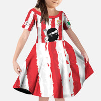Italy Sardinia Family Matching Short Sleeve Bodycon Dress and Hawaiian Shirt Moor's Head With Coat Of Arms LT19