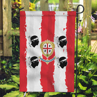 Italy Sardinia Garden Flag Moor's Head With Coat Of Arms - Wonder Print Shop