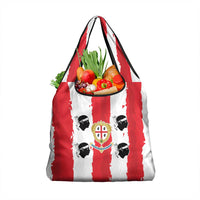 Italy Sardinia Grocery Bag Moor's Head With Coat Of Arms - Wonder Print Shop