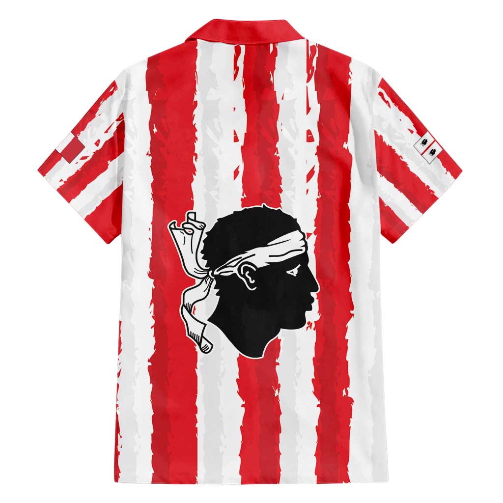 Italy Sardinia Hawaiian Shirt Moor's Head With Coat Of Arms LT19