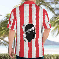 Italy Sardinia Hawaiian Shirt Moor's Head With Coat Of Arms LT19