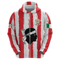 Italy Sardinia Hoodie Moor's Head With Coat Of Arms LT19