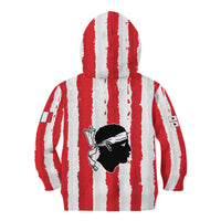 Italy Sardinia Kid Hoodie Moor's Head With Coat Of Arms LT19