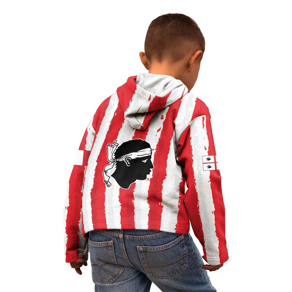 Italy Sardinia Kid Hoodie Moor's Head With Coat Of Arms LT19