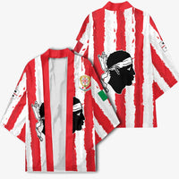 Italy Sardinia Kimono Moor's Head With Coat Of Arms - Wonder Print Shop