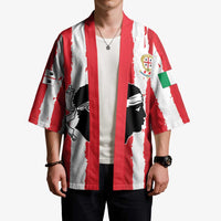 Italy Sardinia Kimono Moor's Head With Coat Of Arms - Wonder Print Shop