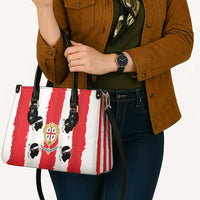 Italy Sardinia Leather Bag Moor's Head With Coat Of Arms - Wonder Print Shop