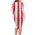 Italy Sardinia Long Sleeve Bodycon Dress Moor's Head With Coat Of Arms LT19