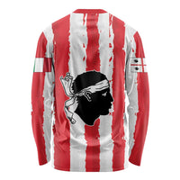 Italy Sardinia Long Sleeve Shirt Moor's Head With Coat Of Arms LT19