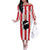Italy Sardinia Off The Shoulder Long Sleeve Dress Moor's Head With Coat Of Arms LT19