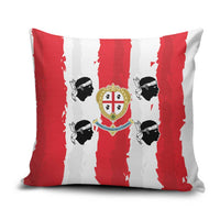 Italy Sardinia Pillow Cover Moor's Head With Coat Of Arms - Wonder Print Shop