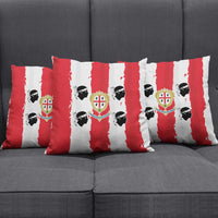 Italy Sardinia Pillow Cover Moor's Head With Coat Of Arms - Wonder Print Shop