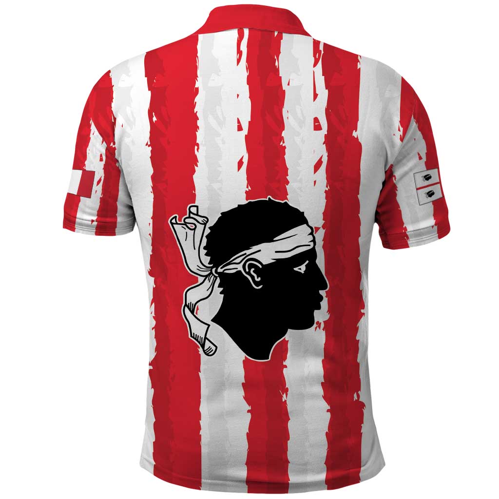 Italy Sardinia Polo Shirt Moor's Head With Coat Of Arms LT19