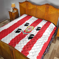 Italy Sardinia Quilt Moor's Head With Coat Of Arms - Wonder Print Shop