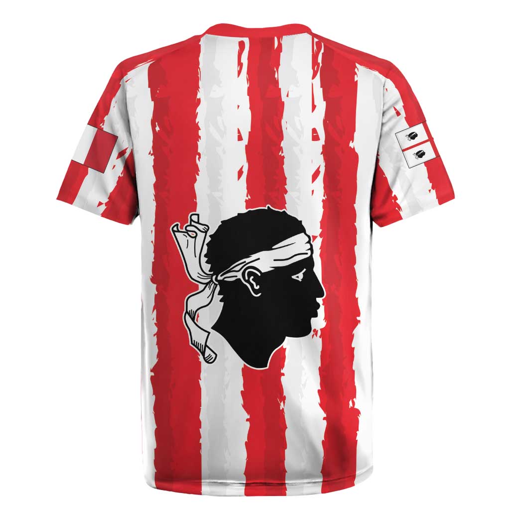 Italy Sardinia Rugby Jersey Moor's Head With Coat Of Arms LT19