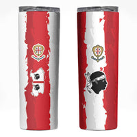 Italy Sardinia Skinny Tumbler Moor's Head With Coat Of Arms - Wonder Print Shop