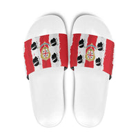 Italy Sardinia Slide Sandals Moor's Head With Coat Of Arms - Wonder Print Shop