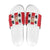 Italy Sardinia Slide Sandals Moor's Head With Coat Of Arms - Wonder Print Shop
