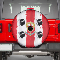 Italy Sardinia Spare Tire Cover Moor's Head With Coat Of Arms - Wonder Print Shop