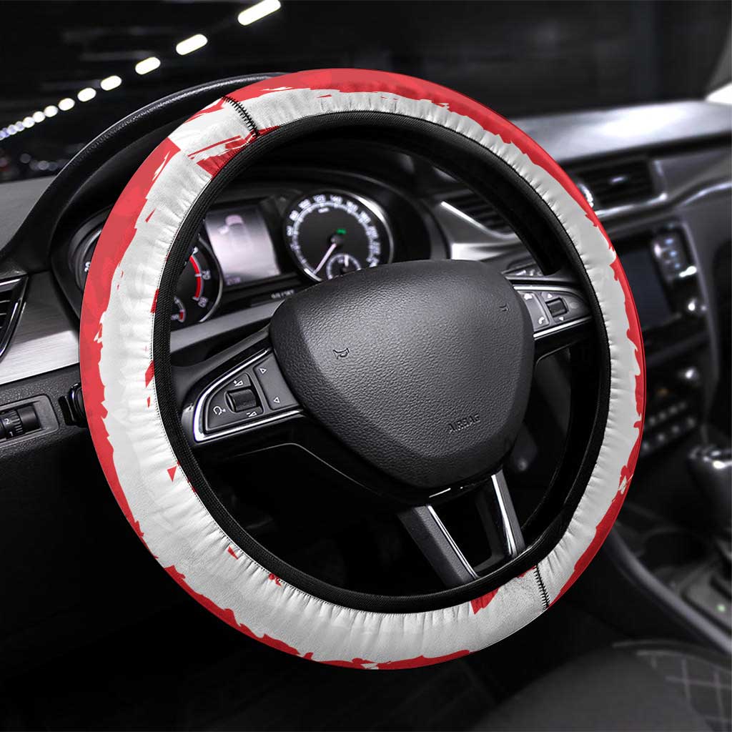 Italy Sardinia Steering Wheel Cover Moor's Head With Coat Of Arms - Wonder Print Shop